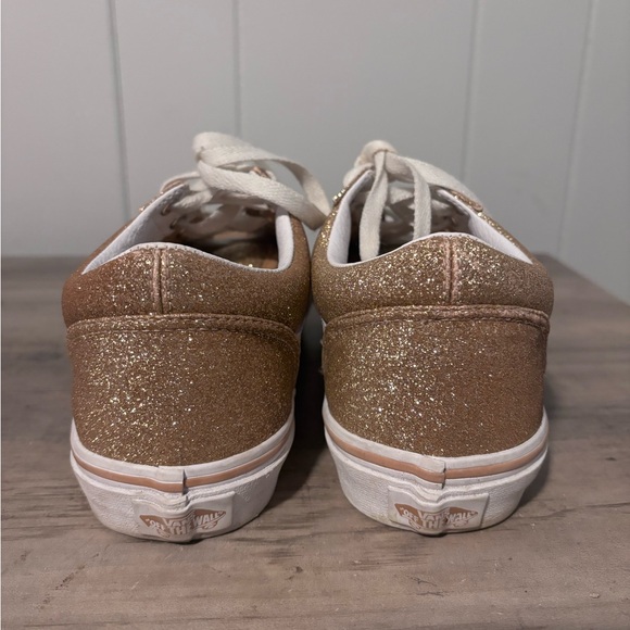 Gold sparkly vans - Picture 2 of 9